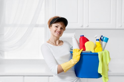 Accessible Hadley Wood carpet cleaning information on a digital device